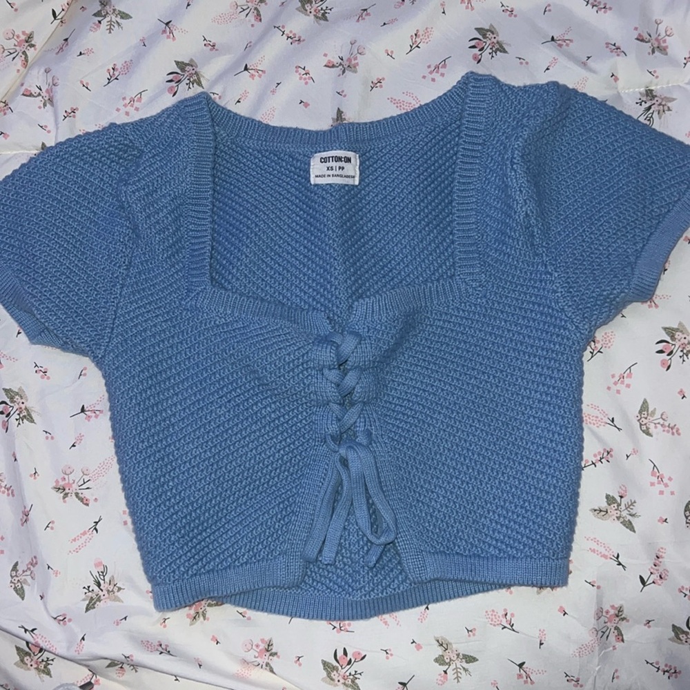 Cotton on Knit Shirt with Ties